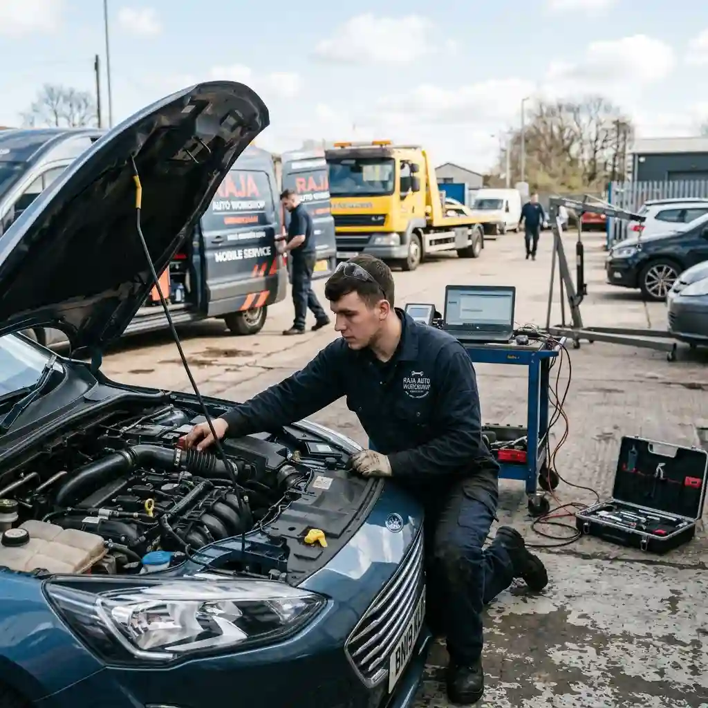 Auto workshop Birmingham with Raja Auto Workshop mechanic