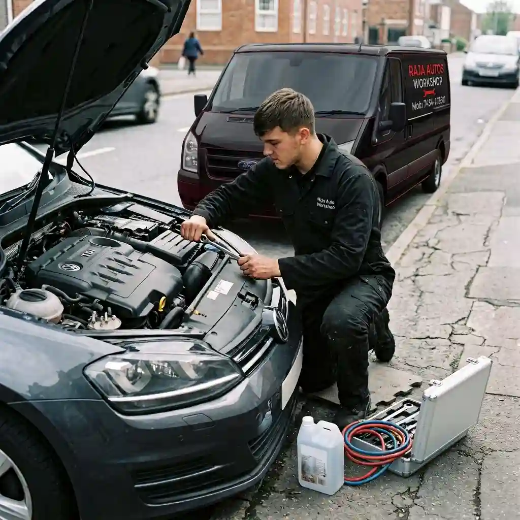 Car AC repair Birmingham at Raja Auto Workshop
